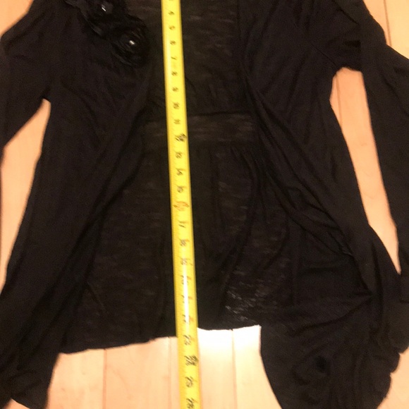 3/$10 Sushi Flowers Sheer Cardigan - Picture 6 of 10